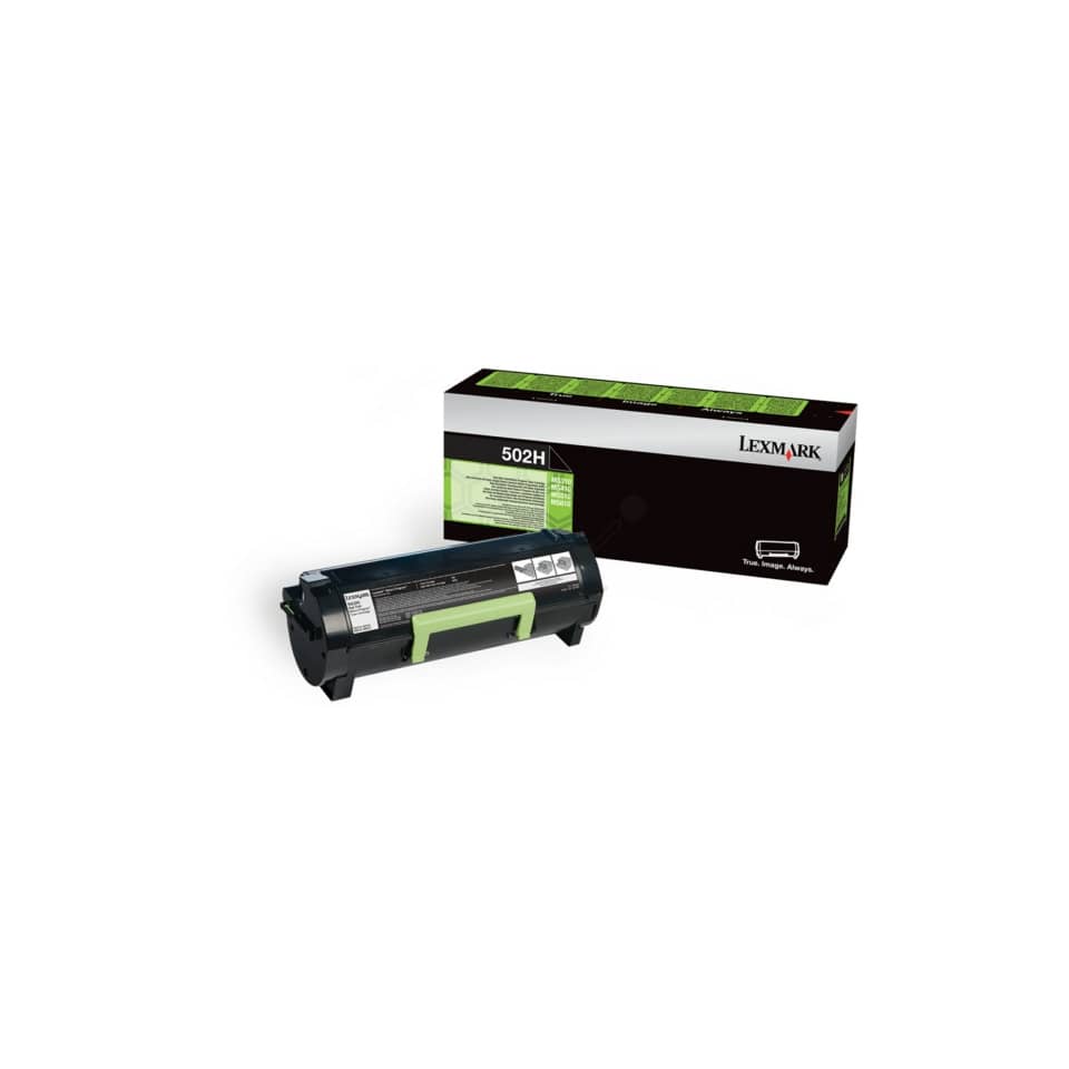 Lasertoner 502HE HY, 5.000 Seiten, schwarz LEXMARK 50F2H0E