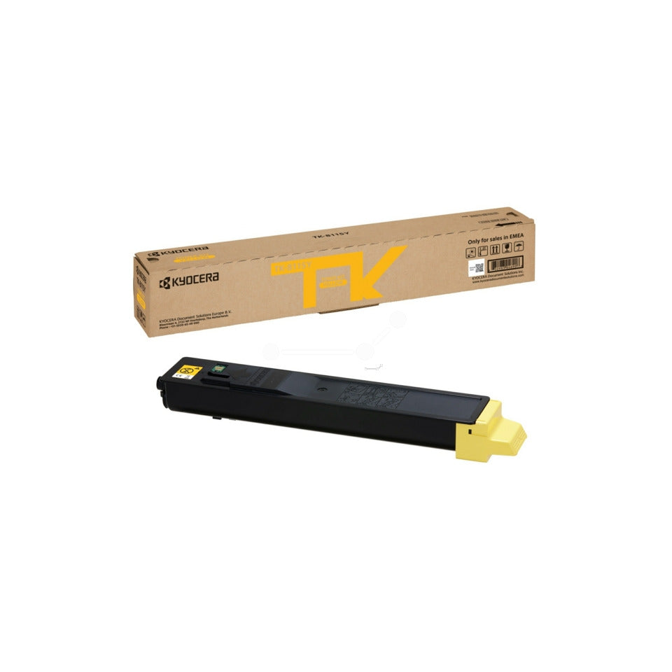 Lasertoner TK-8115Y, 6.000 Seiten, yellow KYOCERA-MITA 1T02P3ANL0 KYOCERA 1T02P3ANL0