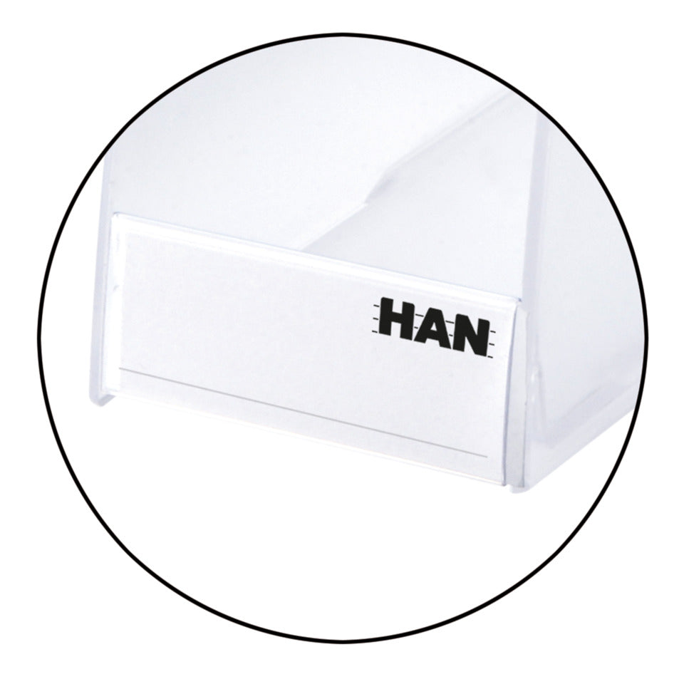 Stehsammler Twin, A4, transluzent-klar HAN 1611-23D HAN 1611-23 76mm Twin Kunst