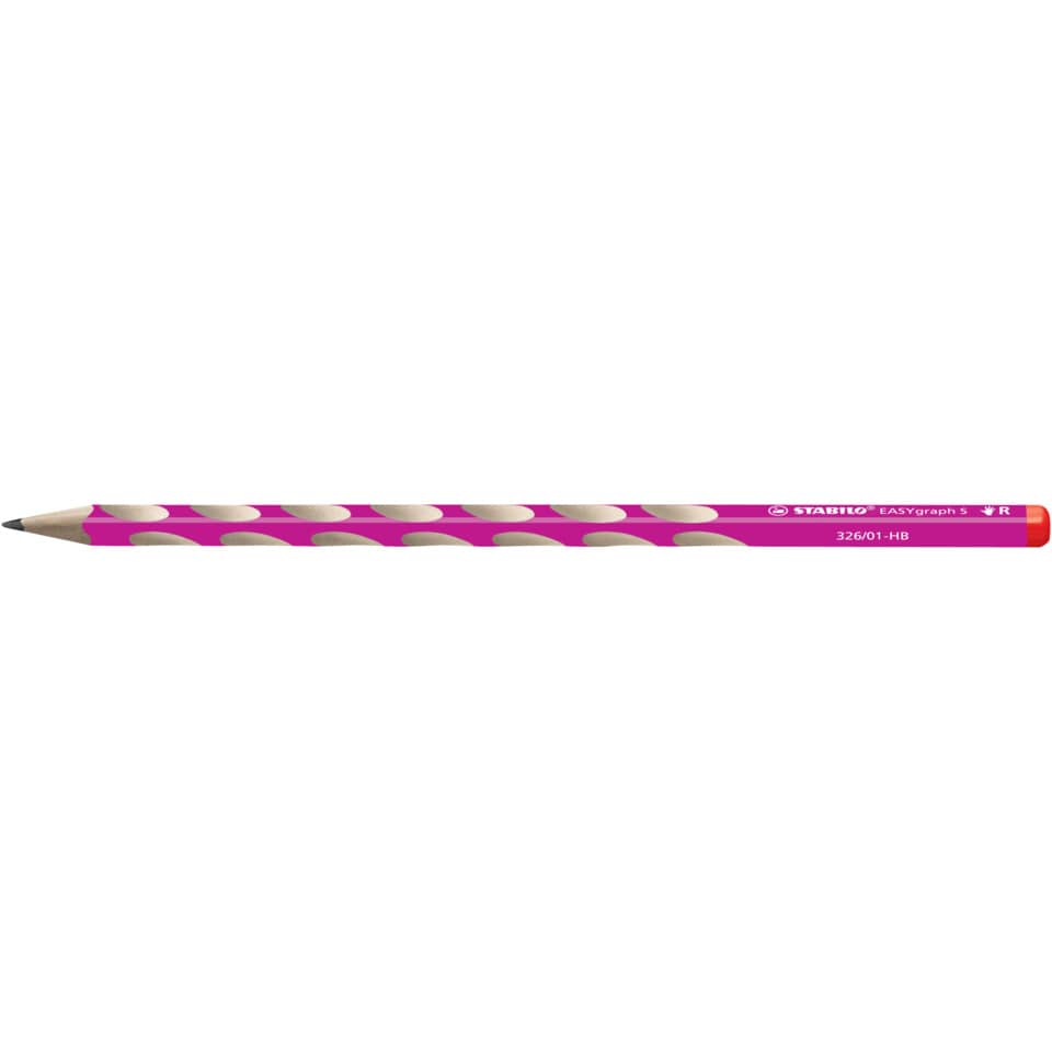 Bleistift EASYgraph S Rechtshänder, HB, pink STABILO 326/01-HB