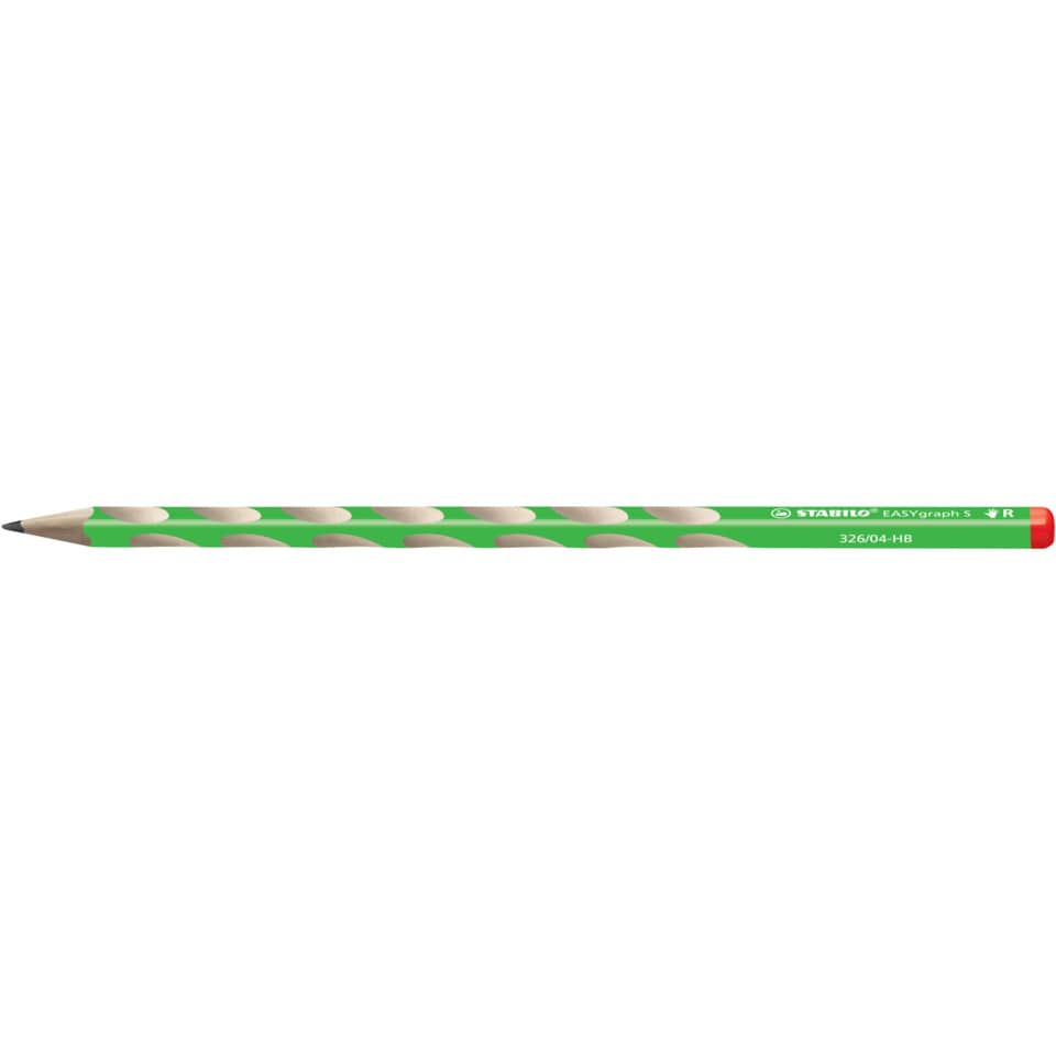 Bleistift EASYgraph S Metallic Edition Rechtshänder, HB, grün STABILO 326/04-HB