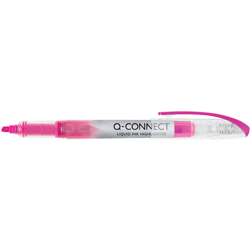 Textmarker, 1-4mm, rosa Q-CONNECT KF00398 Q-CONNECT KF00398 Stiftform