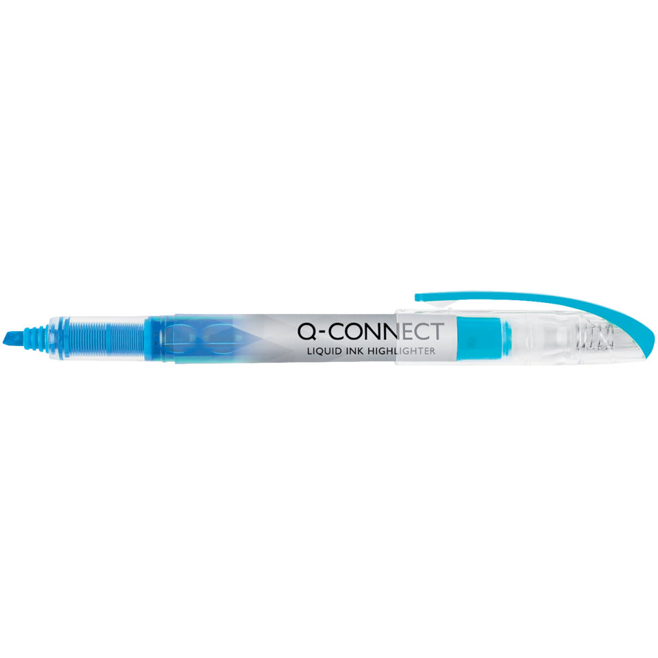 Textmarker, 1-4mm, blau Q-CONNECT KF00399 Q-CONNECT KF00399 Stiftform
