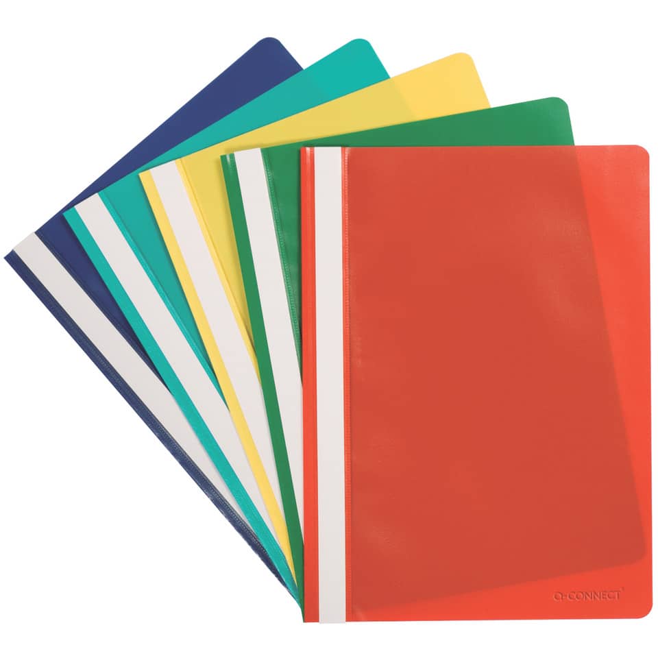 Schnellhefter, A4, 5 Stück, sortiert Q-CONNECT KF01464 Q-CONNECT KF01464 400130694 PP