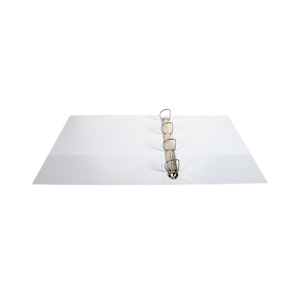 Ringmappe Kreacover A4/4R/40mm weiß EXACOMPTA 51943E