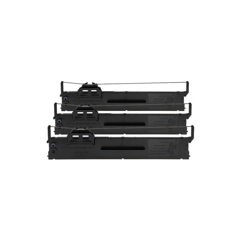 Farbbandkassette 3 Stück schwarz   Nylon EPSON S015339 EPSON C13S015339 Nylon