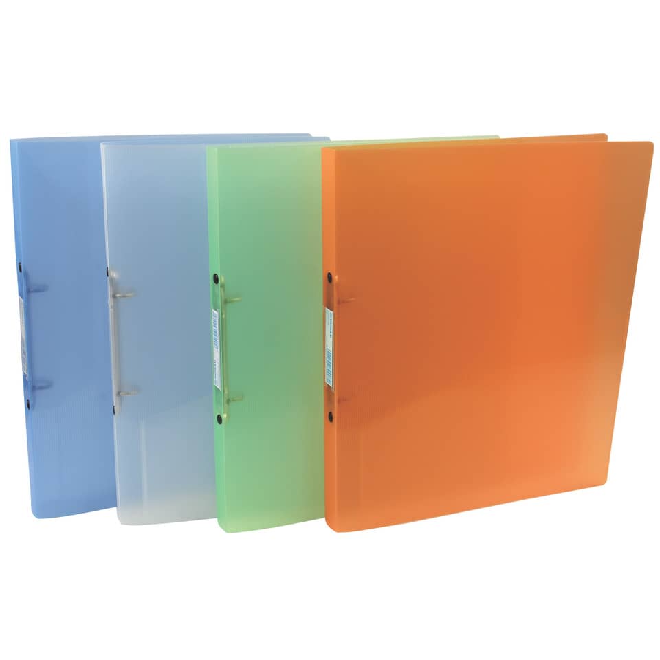 Ringbuch, A4, 2-Ring, 16mm, transparent, sortiert DONAU 8562201-99 DONAU 8562201-99 transp.2R 16 mm