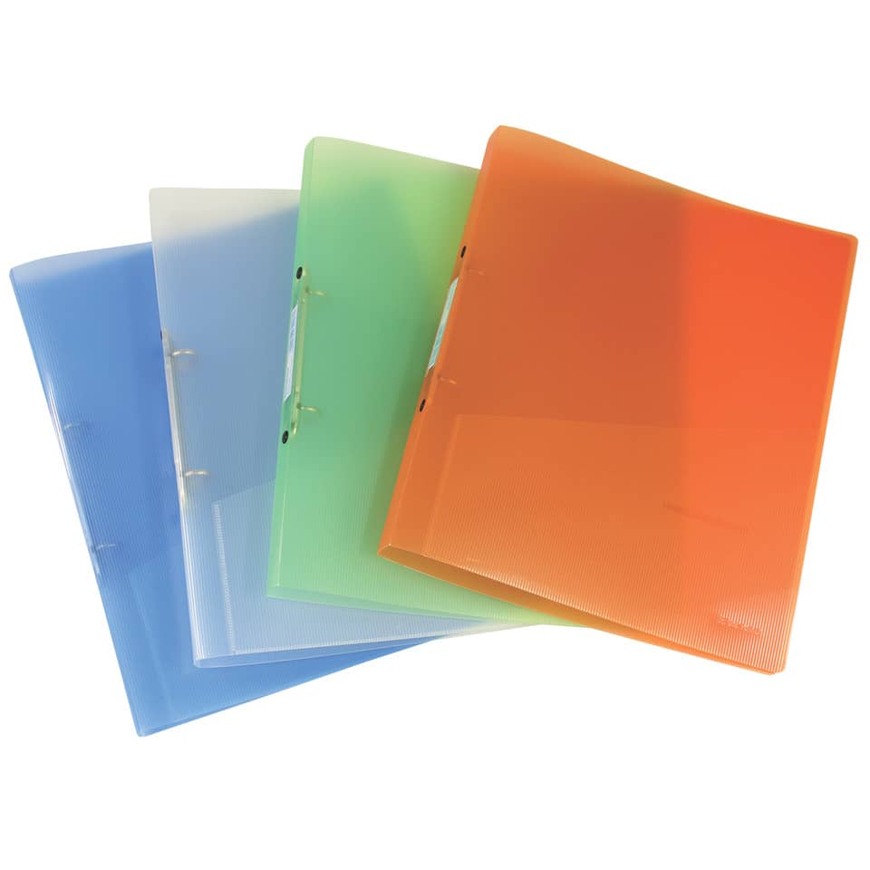 Ringbuch, A4, 2-Ring, 25mm, transparent, sortiert DONAU 8564201-99 DONAU 8564201-99 transp. 2R 25mm
