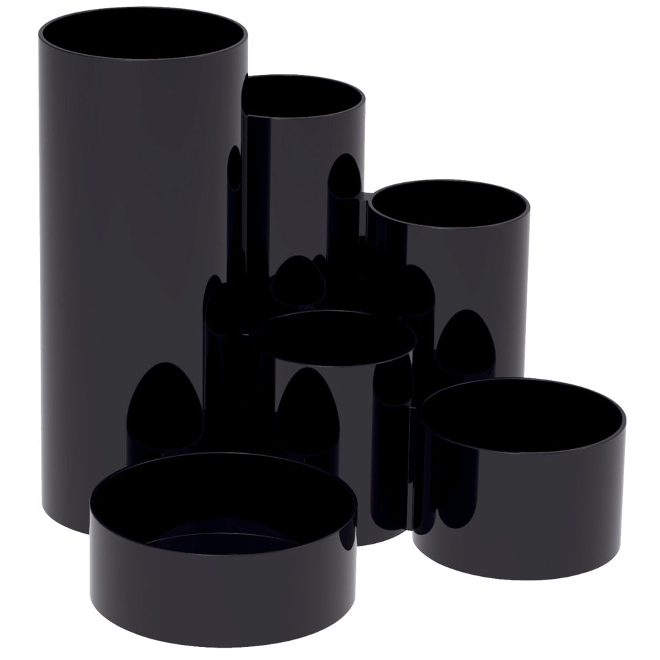 Stifteköcher MAULtubo Kunststoff 15.3 x 15.2 x 12.6 cm schwarz MAUL 4115590 MAUL 41155 90 tubo