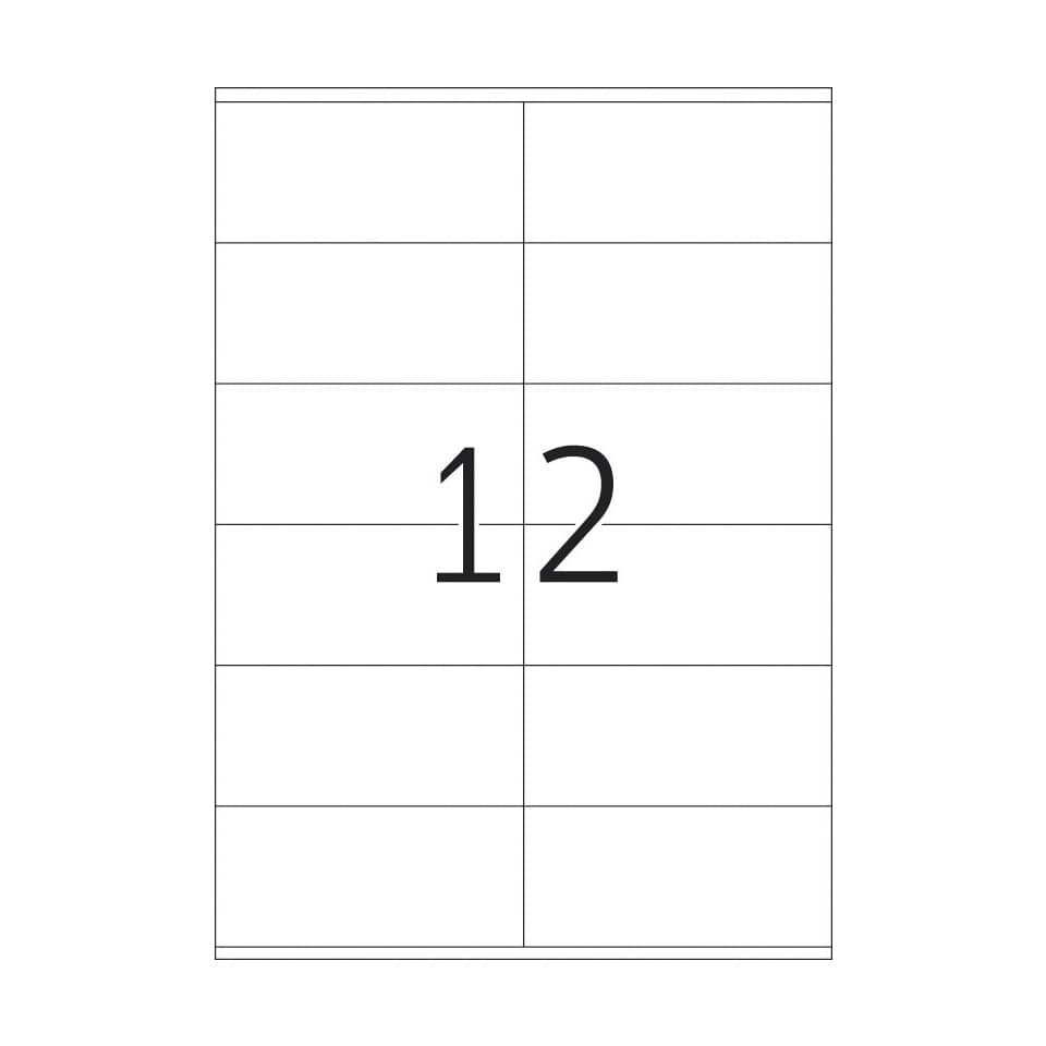 Etiketten Premium permanent, 105x48mm, 300 Stück, weiß HERMA 4363 HERMA 4363 300Et. 25Bl.