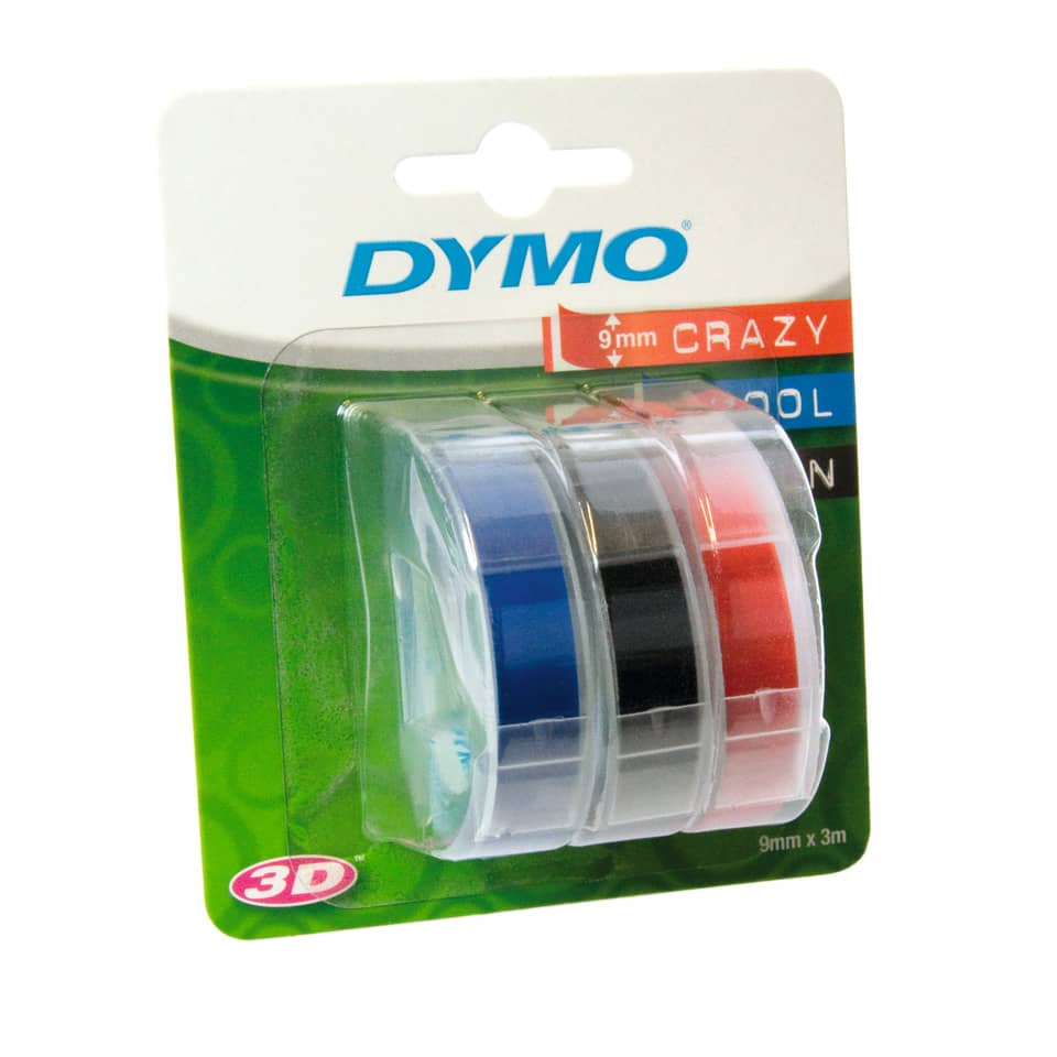 Prägeband Starter Set, 3 Stück, sortiert DYMO S0847750 DYMO S0847750 für OMEGA und JUNIOR