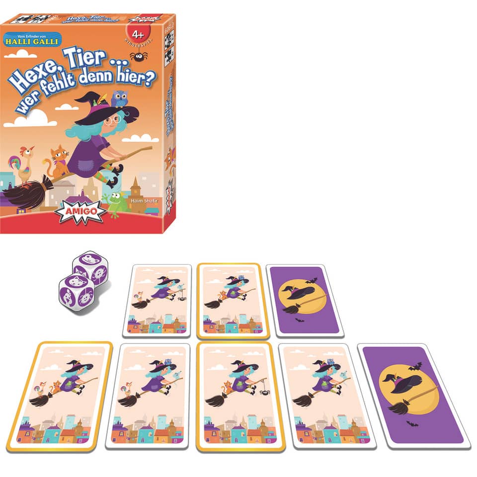 Spiel Hexe, Tier ... wer fehlt denn hier? AMIGO 01909