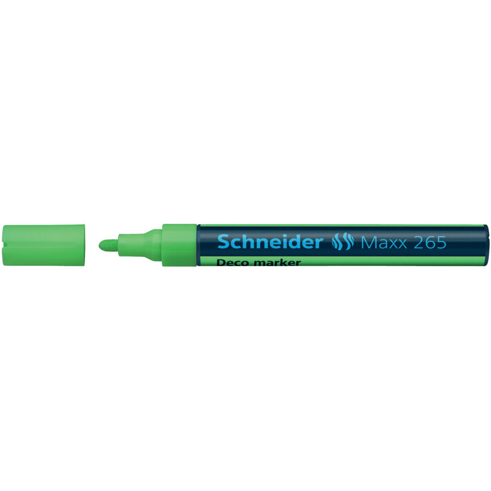Windowmarker Decomarker Maxx 265, 2-3 mm, hellgrün SCHNEIDER 126511 SCHNEIDER 126511 1-3mm