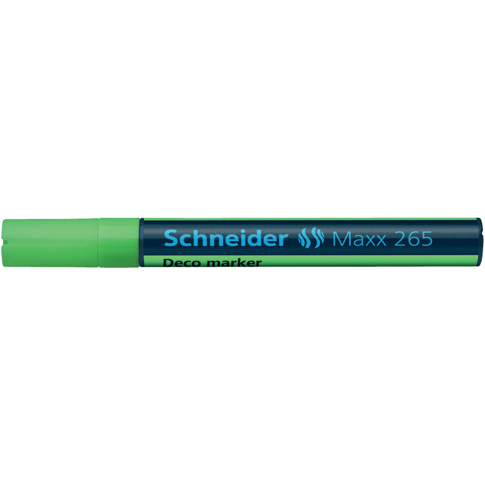 Windowmarker Decomarker Maxx 265, 2-3 mm, hellgrün SCHNEIDER 126511 SCHNEIDER 126511 1-3mm
