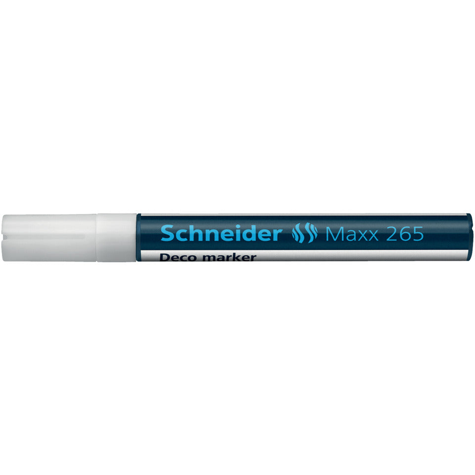Decomarker Maxx 265, Rundspitze, 2-3 mm, weiß SCHNEIDER 126549 SCHNEIDER 126549 1-3mm