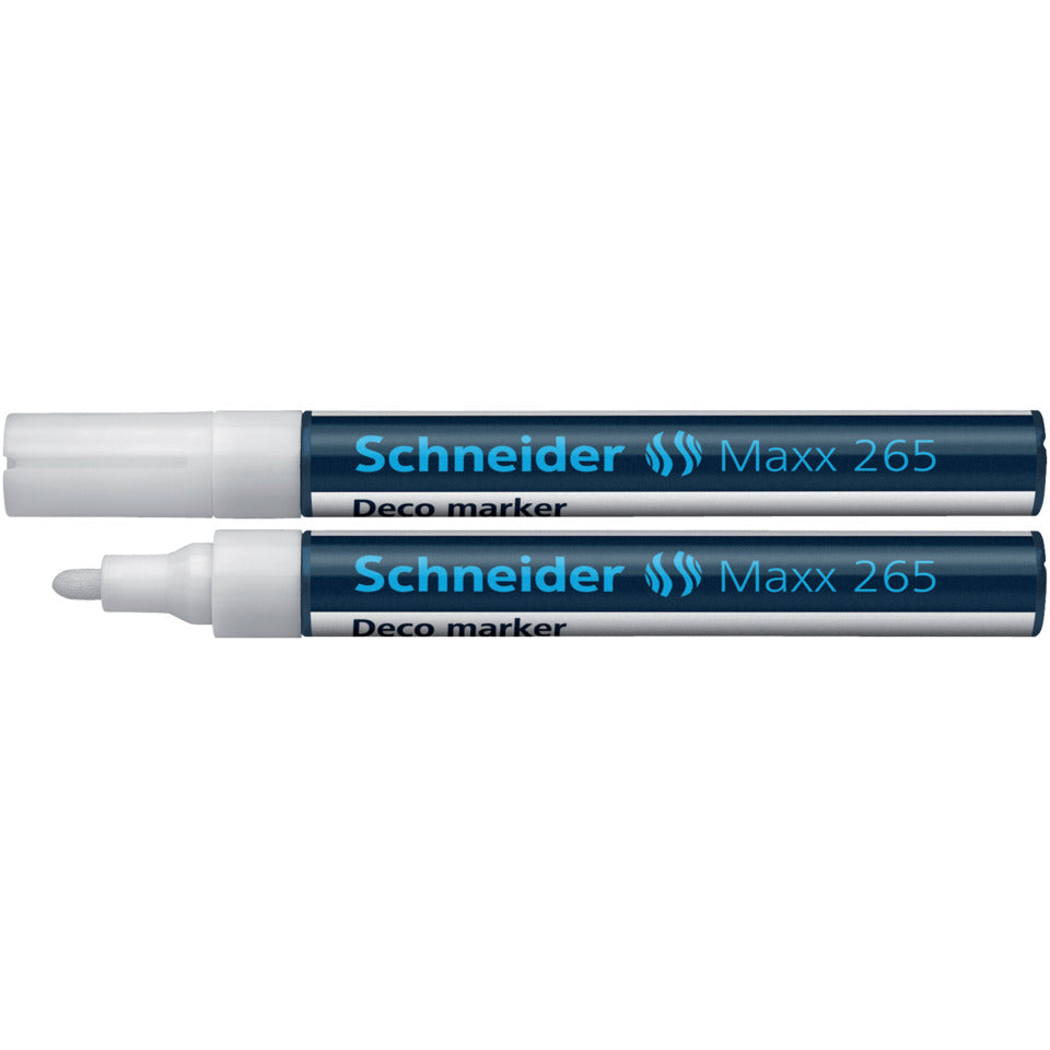 Decomarker Maxx 265, Rundspitze, 2-3 mm, weiß SCHNEIDER 126549 SCHNEIDER 126549 1-3mm