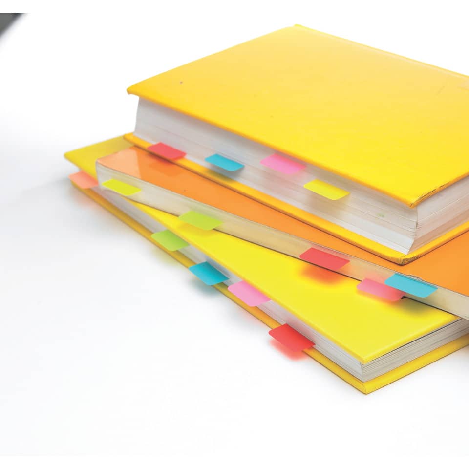 Haftstreifen Index Strong, 25,4x38mm, 3x22 Blatt, sortiert POST-IT 686-RYB POST IT 686 RYB 3x22 rt/gb/bl