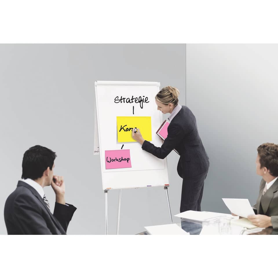 Haftnotizblock Super Sticky Meeting Notes, 203x152mm, 4x45 Blatt, neon POST-IT 6845-SSP POST IT 6845-SS EU  4St