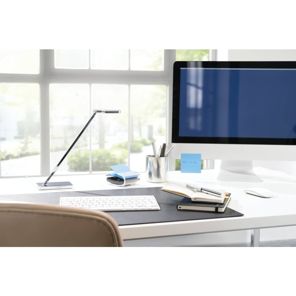 Haftnotizspender Super Sticky Z-Notes+1 Block, schwarz/transparent POST-IT PRO-B1Y POST-IT PRO-B1Y +1Bk SupSticky