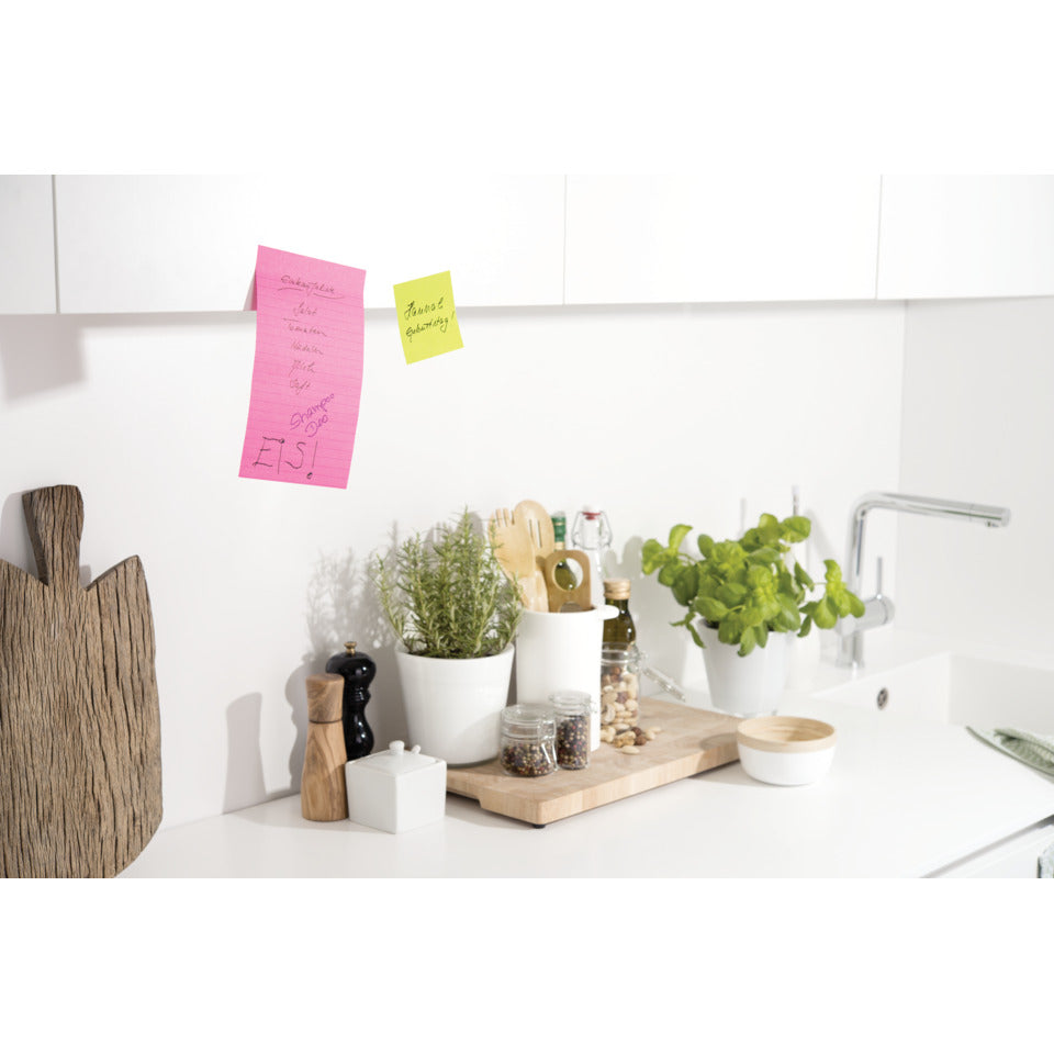 Haftnotizblock Super Sticky Notes Carnival Collection, 101x152mm, 3x90 Blatt, liniert POST-IT 4690-3SS-CARN POST-IT 4690-3SS-CARN BigNotes