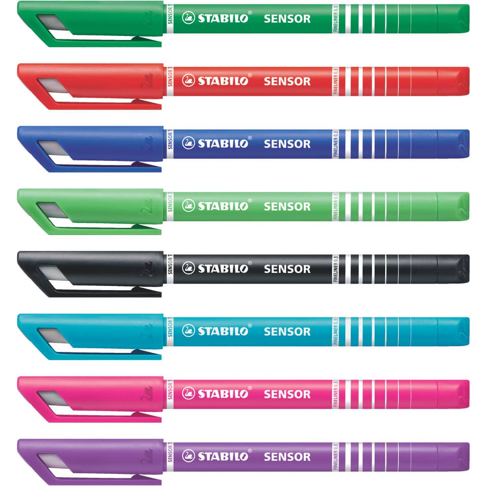 Fineliner SENSOR® fine, 0,3 mm, blau STABILO 189/41