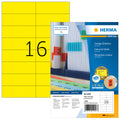 Etiketten permanent, 105x37mm, 1600 Stück, gelb HERMA 4256 HERMA 4256 Besorgung