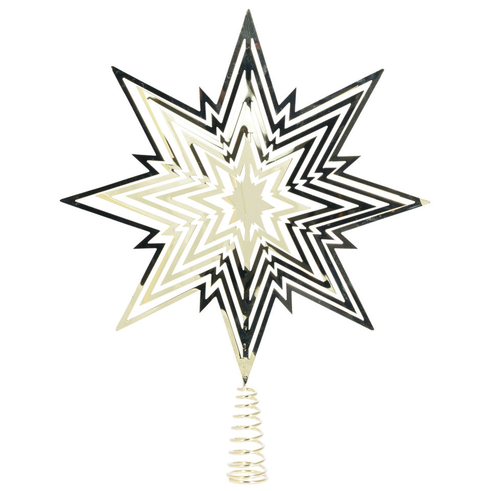 Baumspitze Metallstern, 33cm, gold  10062093 10062093 17827 33cm