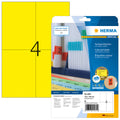 Etiketten ablösbar, 105x148mm, 80 Stück, gelb HERMA 4561 HERMA 4561 20 Blatt