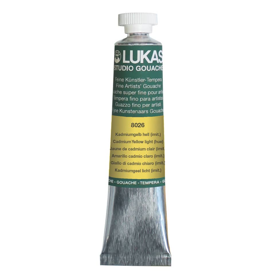 Gouachefarben STUDIO, 20ml, kadmiumgelb LUKAS K80260007 LUKAS K80260007   20ml