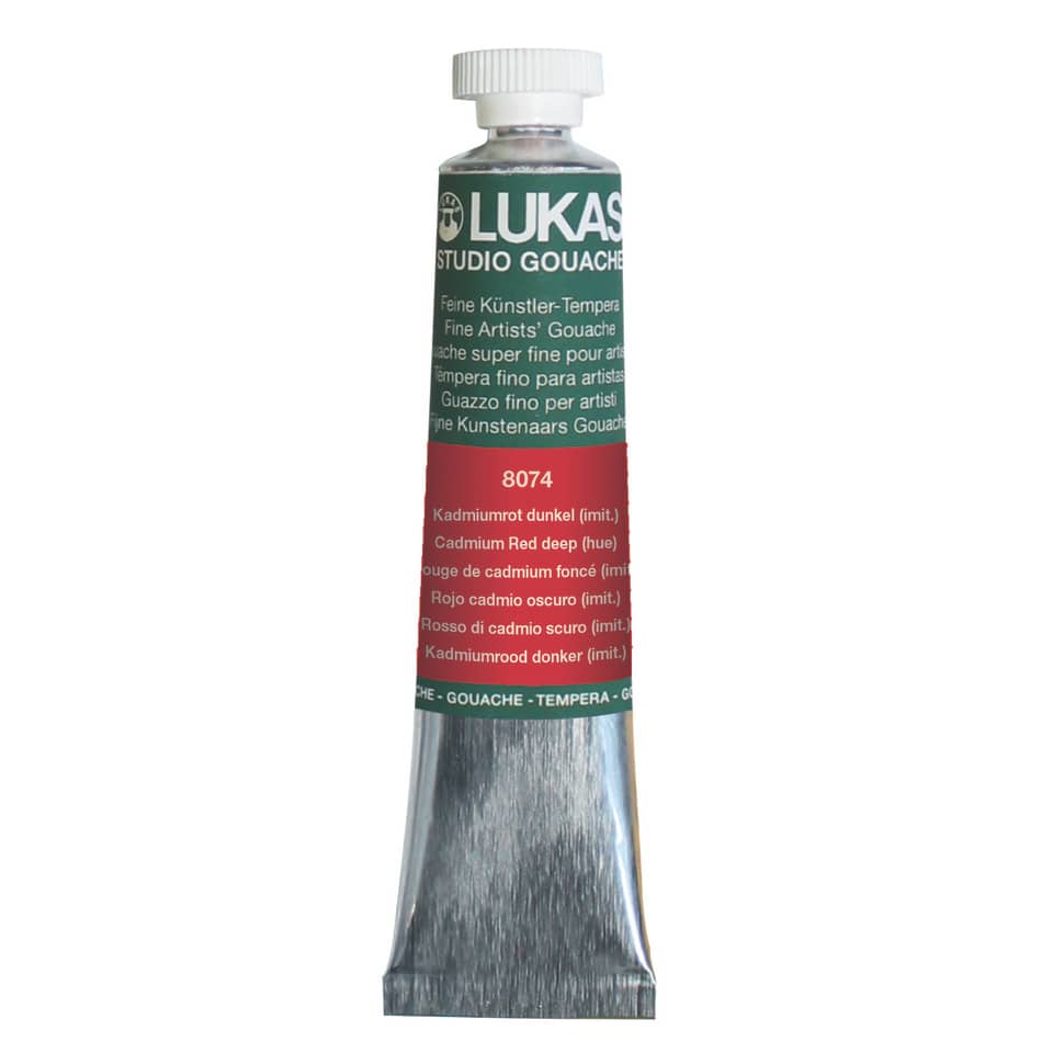 Gouachefarben STUDIO, 20ml, kadmiuimrot dunkel LUKAS K80740007 LUKAS K80740007   20ml
