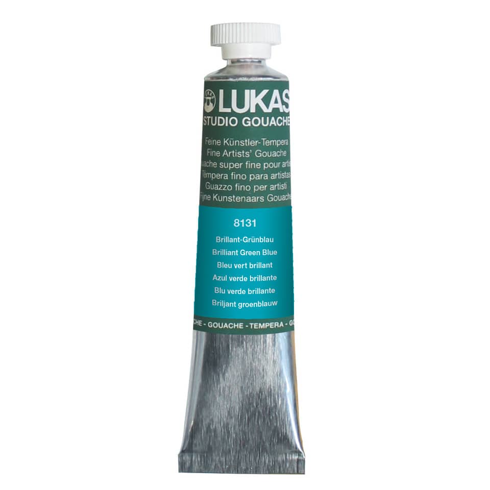 Gouachefarben STUDIO, 20ml, brillant-grünblau LUKAS K81310007 LUKAS K81310007   20ml