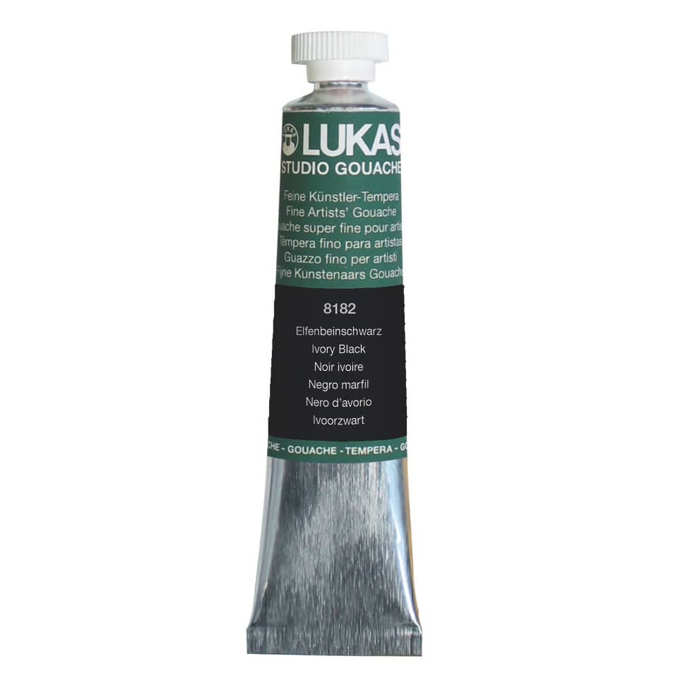 Gouachefarben STUDIO, 20ml, Elfenbeinschwarz LUKAS K81820007 LUKAS K81820007   20ml