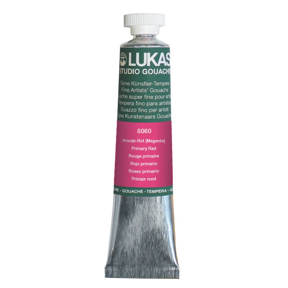 Gouachefarben STUDIO, 20ml, Primär-rot magenta LUKAS K80600007 LUKAS K80600007   20ml