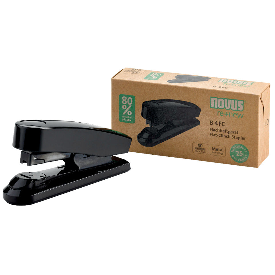 Heftgerät B 4FC re+new, 50 Blatt, Einlegetiefe 60 mm, schwarz NOVUS 020-1933 NOVUS 020-1933 60-B4FCRENEW01