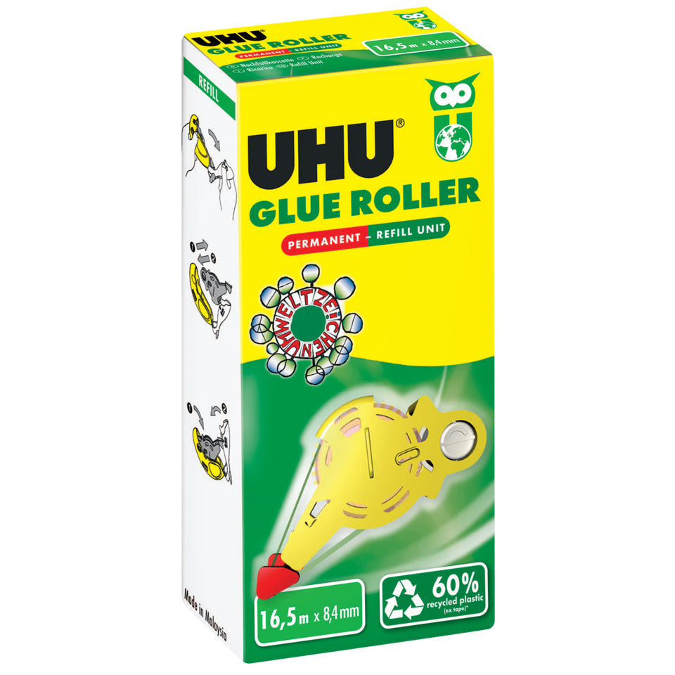 Kleberollernachfüllung permanent, 8,4mmx16,5m UHU 35425 UHU 35425 8,4mm x16,5m