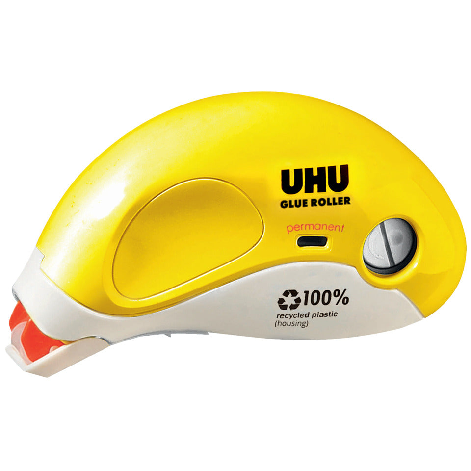 Kleberoller nachfüllbar, 8,4mmx16,5m, gelb/weiß UHU 35415 UHU 35415 8,4mm x16,5m