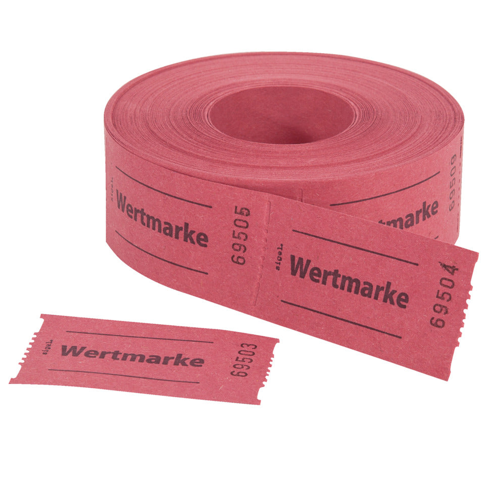 Gutscheinmarke, 500 Stück, rot SIGEL GR554 SIGEL Gr554 Wertmarke