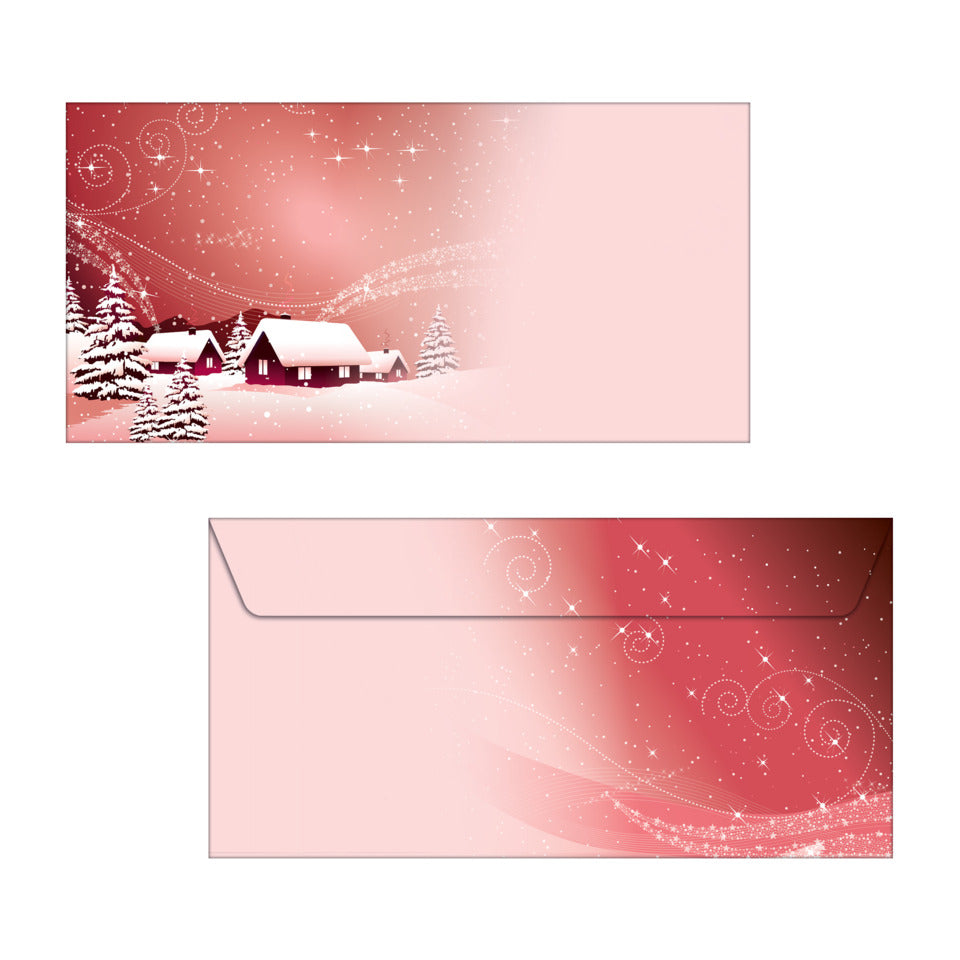 Weihnachts-Briefumschlag Silent Night, DIN lang, 90g/m², 50 Stück SIGEL DU033 SIGEL DU033 Silent Night