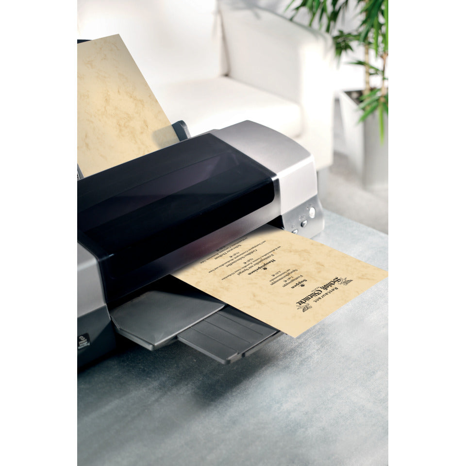 Design Papier Marmor, A4, 90g/m², 25 Blatt, beige SIGEL DP181 SIGEL DP181 Marmor 90g