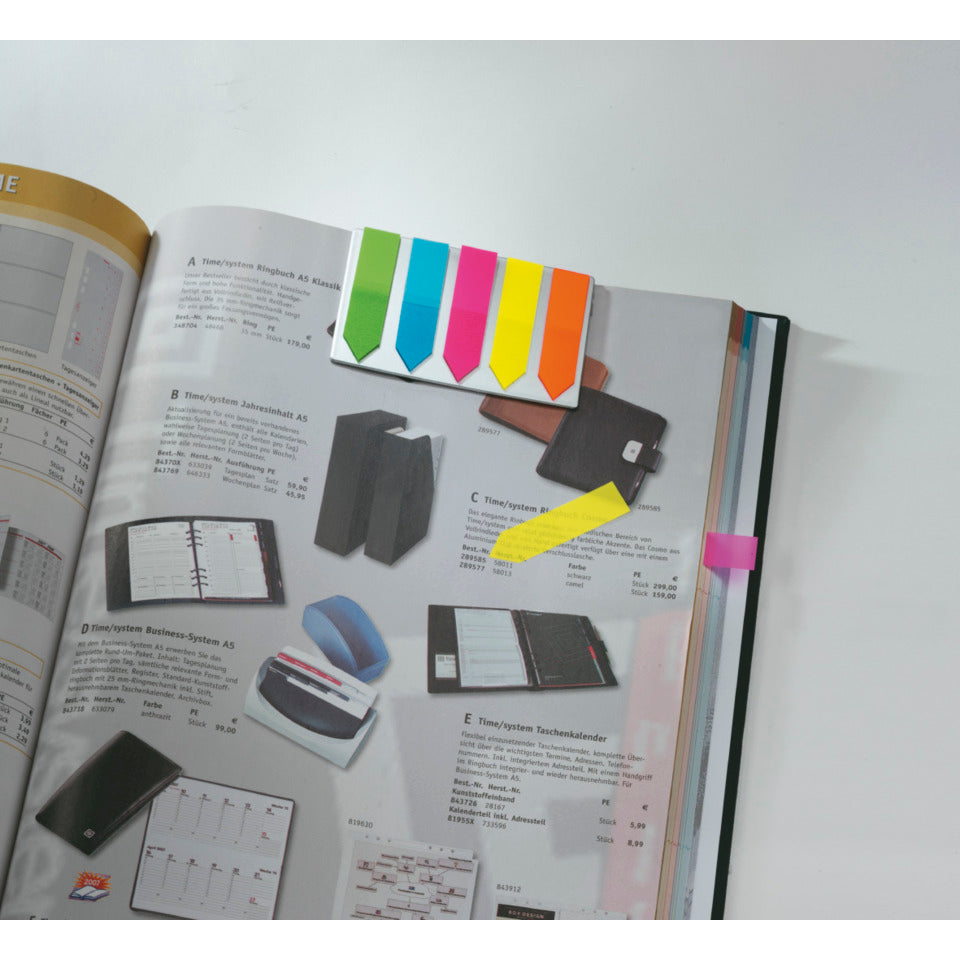 Haftmarker-Film Mini mit Clip, 52x82mm, 125 Blatt SIGEL HN611 SIGEL HN611 mit Clip
