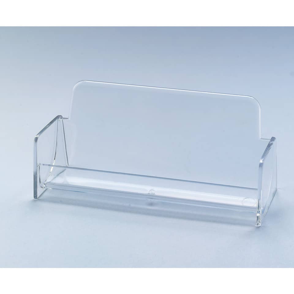 Visitenkarten-Aufsteller, 50 Karten, Hartplastik, glasklar SIGEL VA120 SIGEL VA120 f. 50 Karten max. 97x85mm
