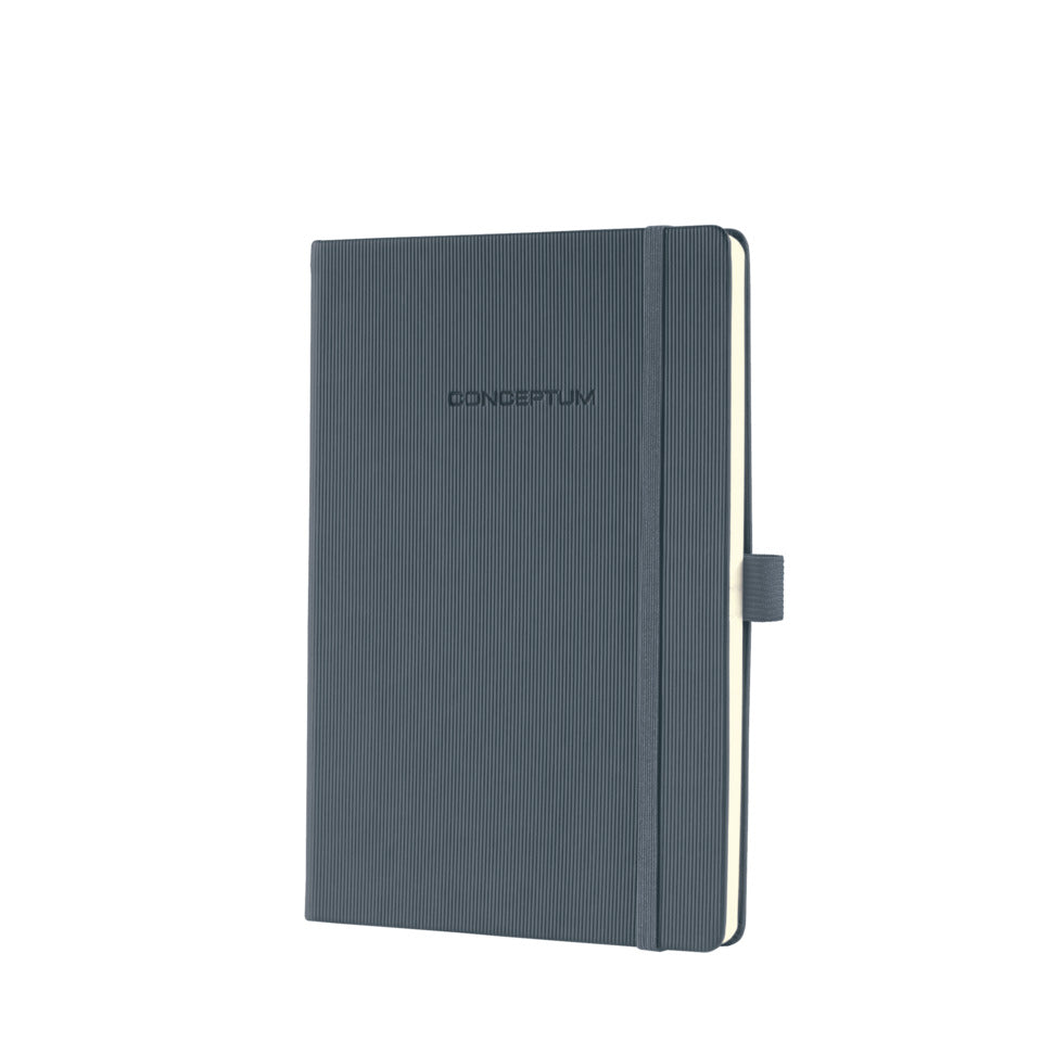Notizbuch, ca.A5, Hardcover, kariert, dunkelgrau SIGEL CO658 CONCEPTUM CO658 Hardcover