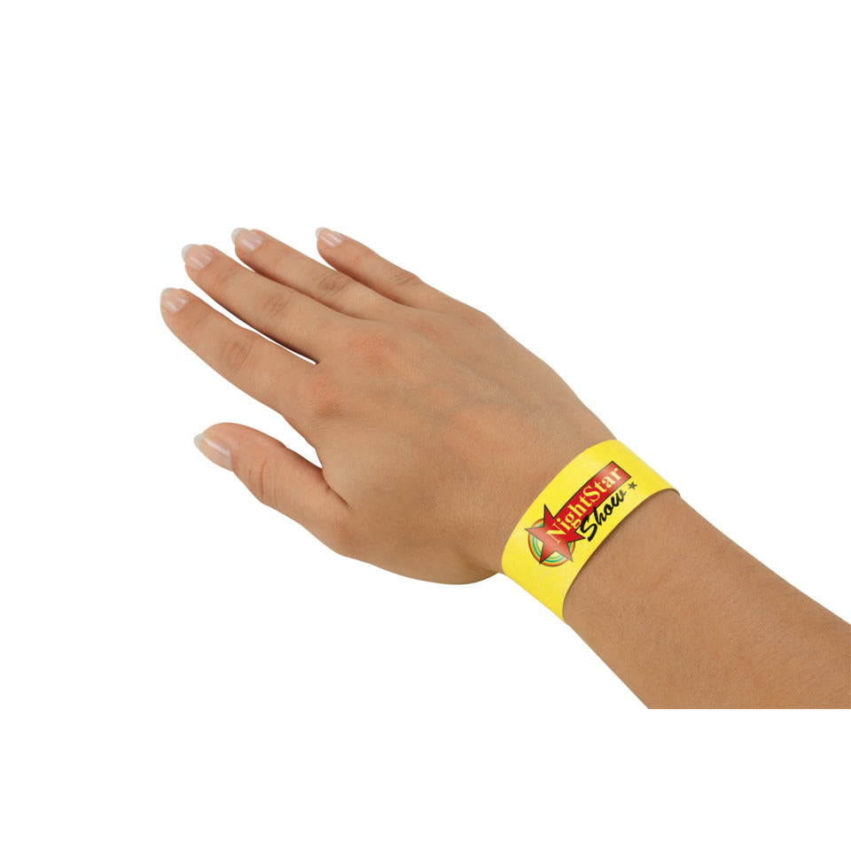 Eintrittskontrollband, 255x25mm, 120 Stück, fluoreszierend gelb SIGEL EB218 SIGEL EB218 255x25mm