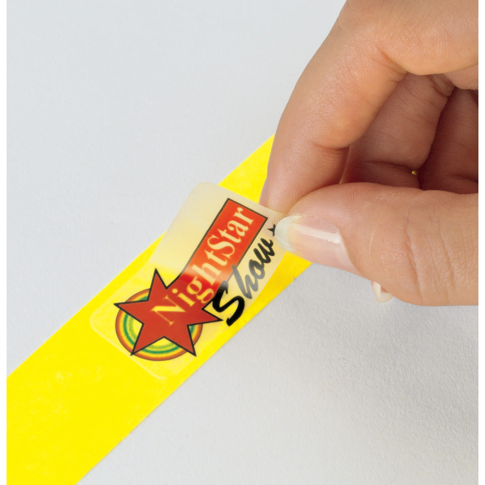 Eintrittskontrollband, 255x25mm, 120 Stück, fluoreszierend gelb SIGEL EB218 SIGEL EB218 255x25mm