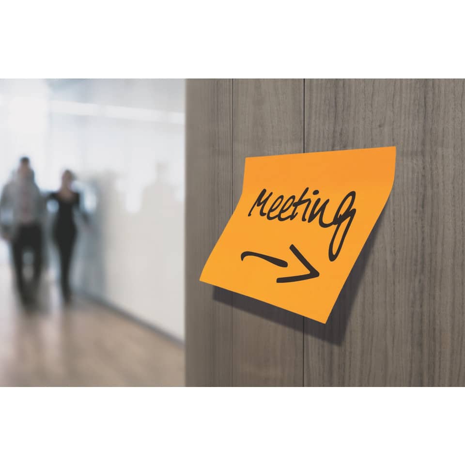 Haftnotizblock Super Sticky Meeting Notes, 203x152mm, 4x45 Blatt, neon POST-IT 6845-SSP POST IT 6845-SS EU  4St