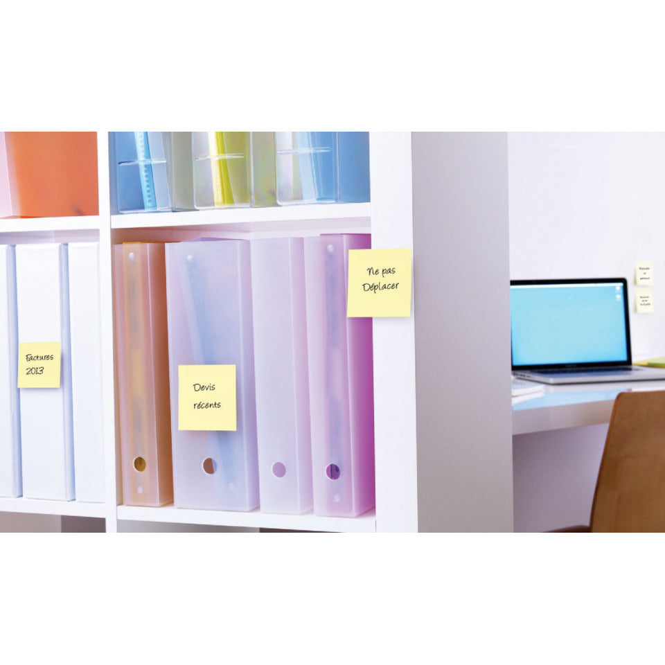 Haftnotizblock Super Sticky Notes, 76 x 76 mm, immergrün, 90 Blatt POST-IT 6546SA