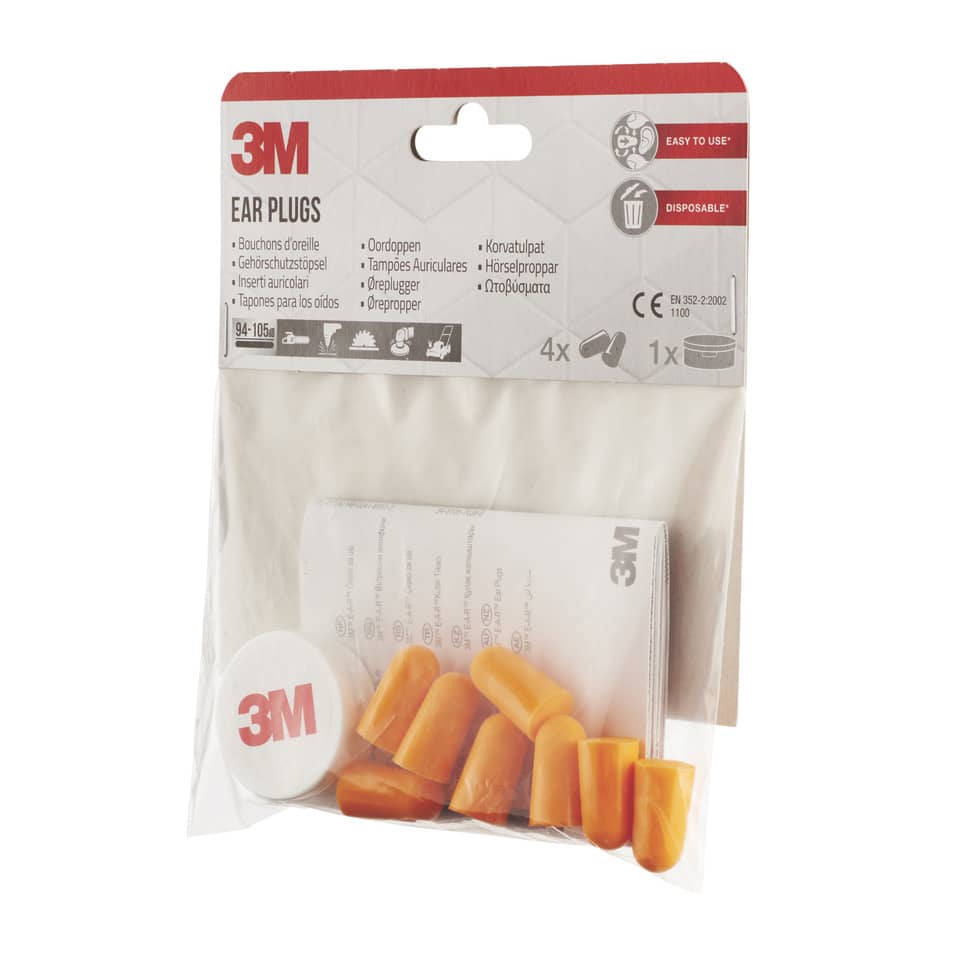 Gehörschutzstöpsel 105dB 4 Paar   orange i.Box 3M 1100-4 3M 1100-4 orange i.Box