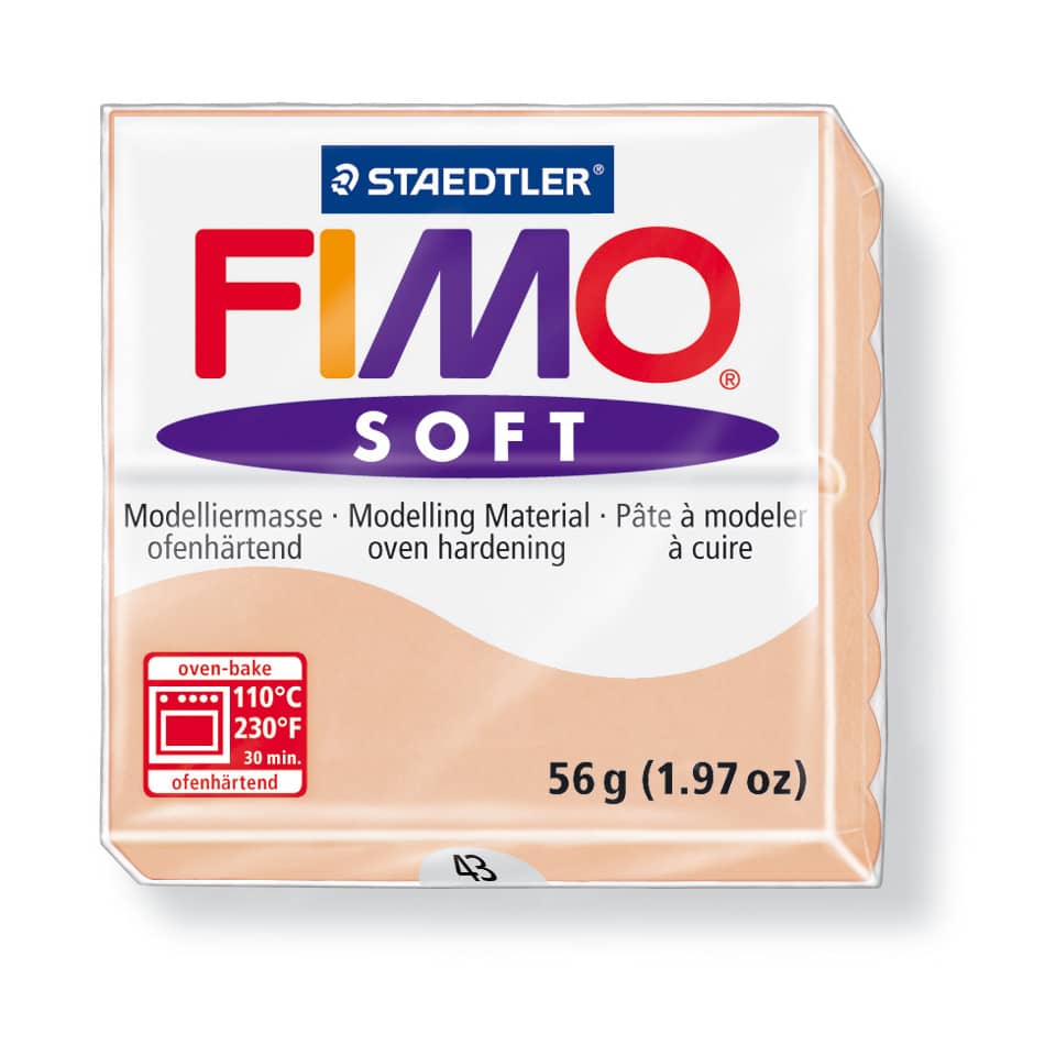 Modelliermasse FIMO® soft, 57 g, haut hell STAEDTLER 8020-43 STAEDTLER 8020-43  Soft 56g