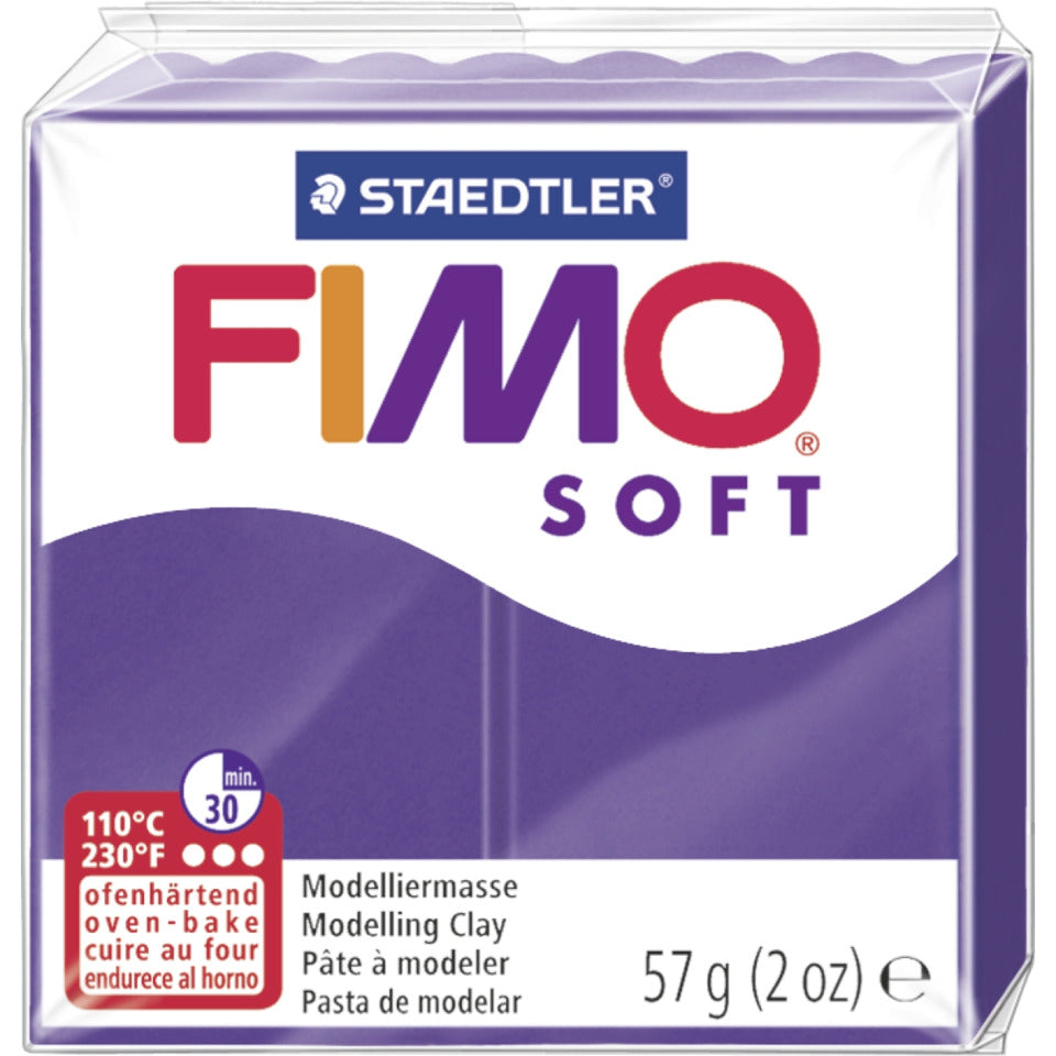 Modelliermasse FIMO® soft, 57 g, pflaume STAEDTLER 8020-63 STAEDTLER 8020-63  Soft 56g