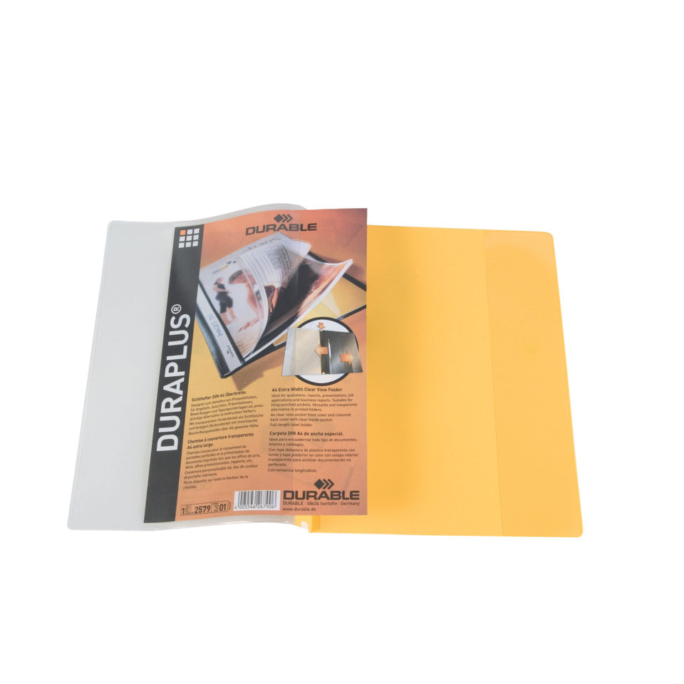 Angebotshefter Duraplus, A4, gelb DURABLE 2579 04 DURABLE 2579 04 Plastik